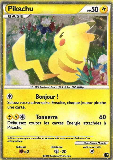 Pikachu (French) PW 7 from Pikachu World Collection Promos