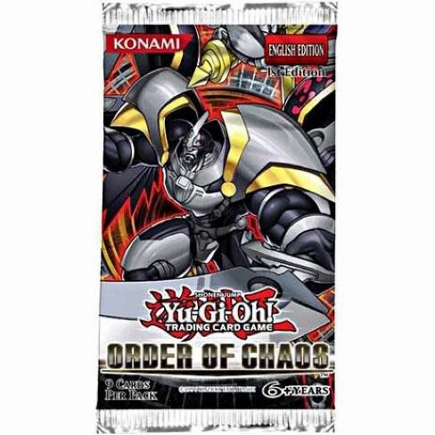 YuGiOh Card Game Order of Chaos 1st Edition Booster Pack