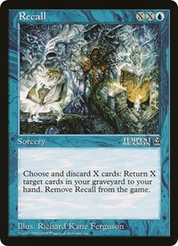 Recall (Arena League) - Oversize Cards - Magic: The Gathering card