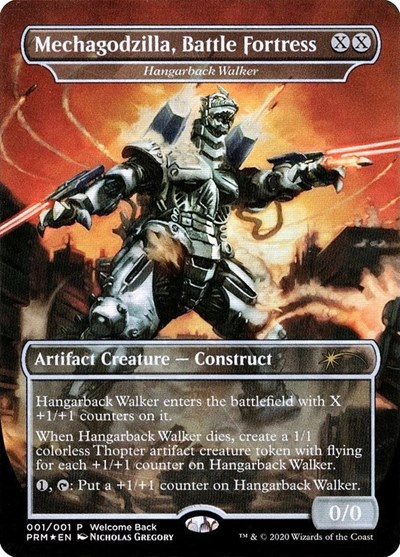 Mechagodzilla Battle Fortress Hangarback Walker Welcome Back Promo