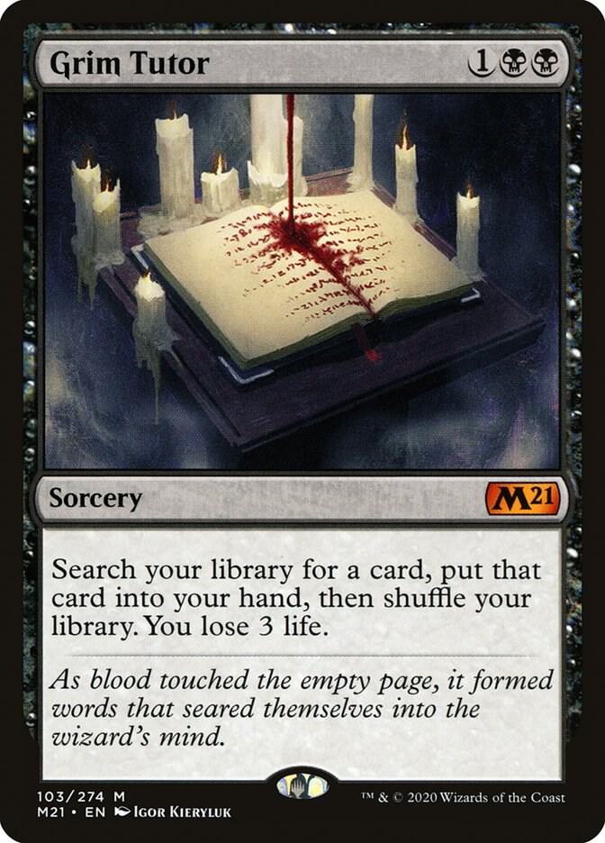 Grim Tutor - Core Set 2021 - Magic: The Gathering - TCGplayer.com
