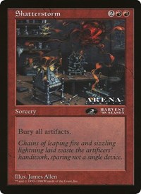 Shatterstorm (2nd Place) (Arena League) - Oversize Cards - Magic: The Gathering card