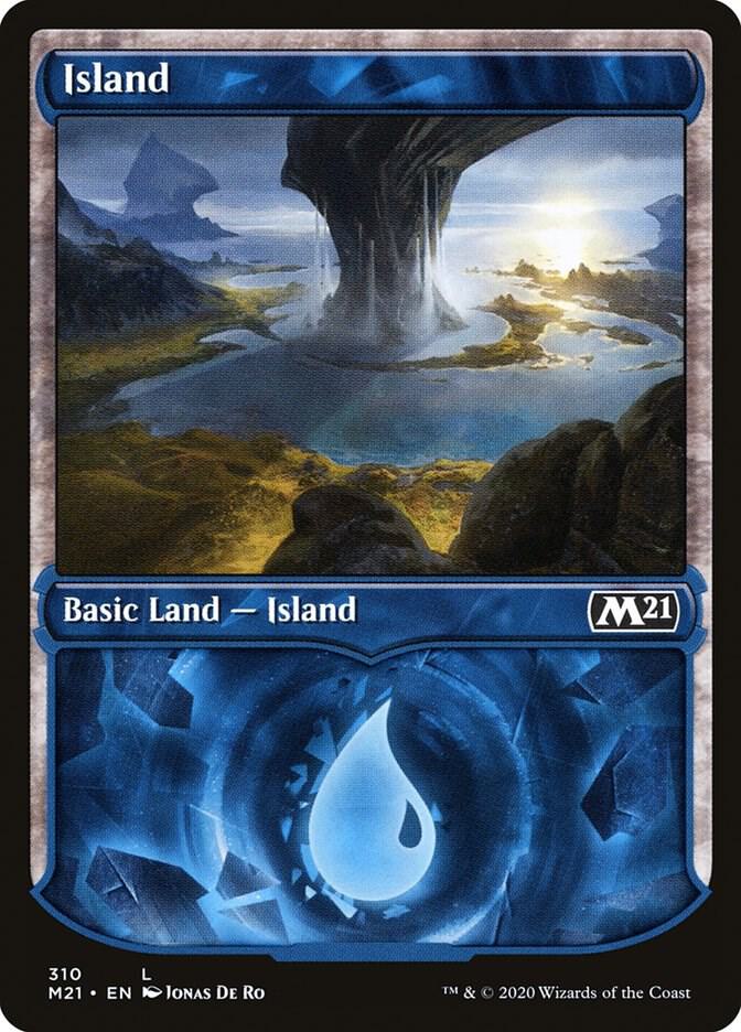 MTG　アイスエイジ、フォールンエンパイア、ホームランドセット Island (Showcase) - Core Set 2021 - Magic: The Gathering