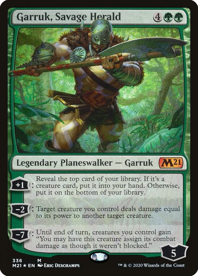 Garruk, Savage Herald - Core Set 2021 - Magic: The Gathering