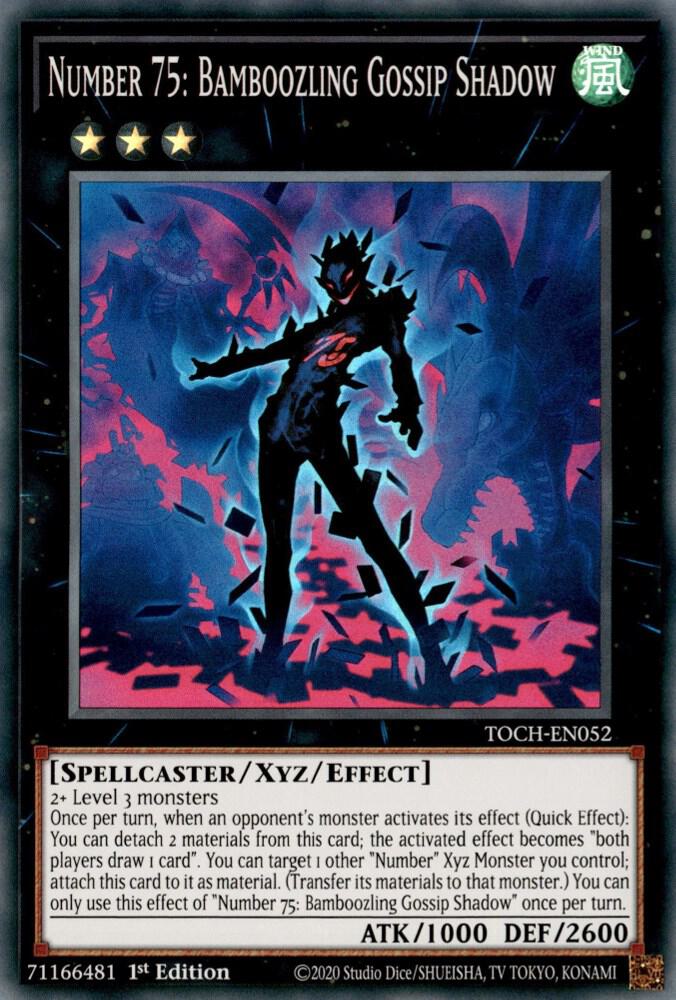 Number 75: Bamboozling Gossip Shadow - Toon Chaos - YuGiOh