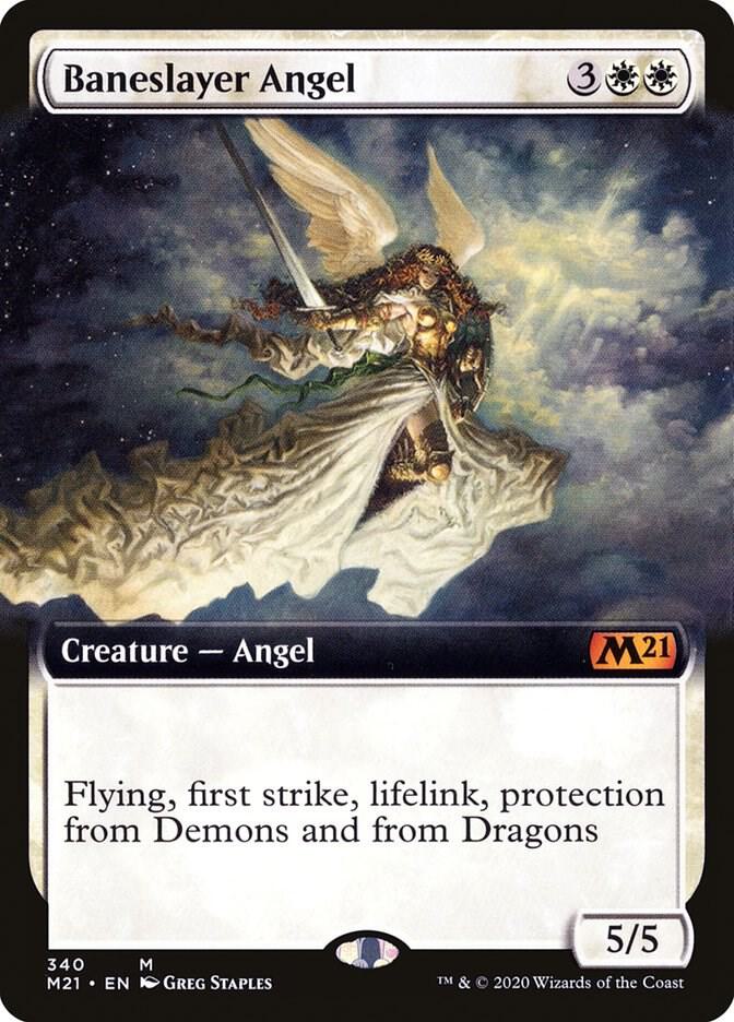 Baneslayer Angel (Extended Art) - Core Set 2021 - Magic: The