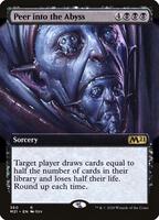 Peer Into the Abyss (Extended Art) - Core Set 2021 - Magic: The