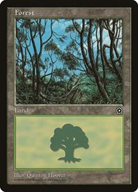 Forest (153) - Portal Second Age - Magic: The Gathering card