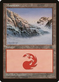 Mountain (158) - Portal Second Age - Magic: The Gathering card