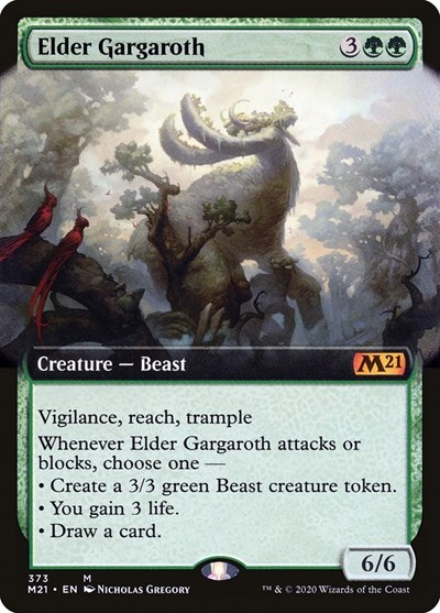 Elder Gargaroth (Extended Art)