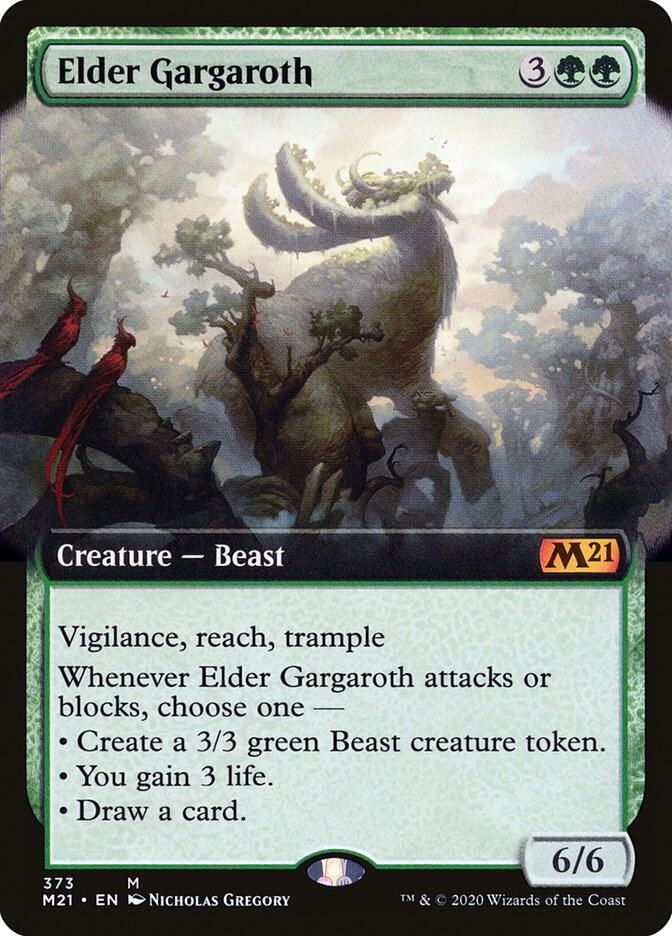 Elder Gargaroth (Extended Art) - Core Set 2021 - Magic: The
