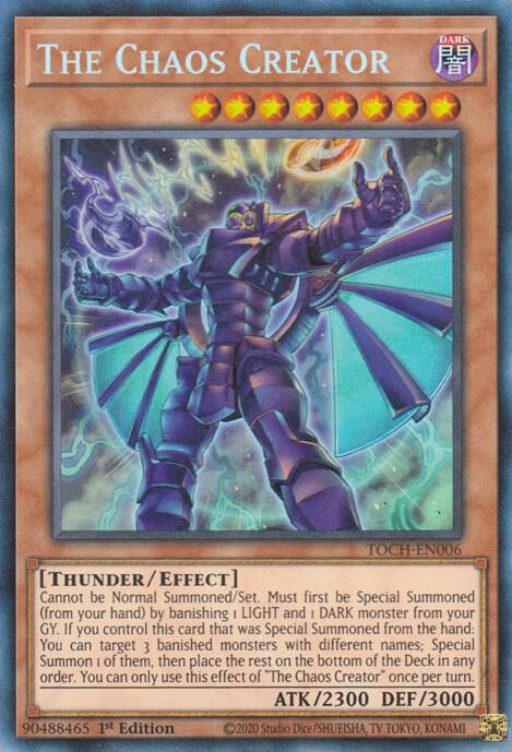 The Chaos Creator (CR) - Toon Chaos - YuGiOh - TCGplayer.com