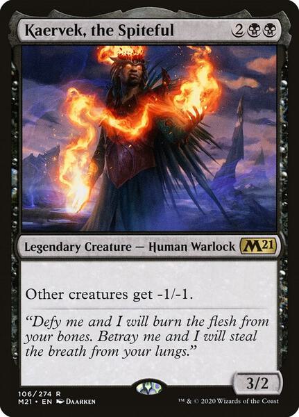 Brewing Mono-Black Control with Kaervek in Commander | TCGplayer