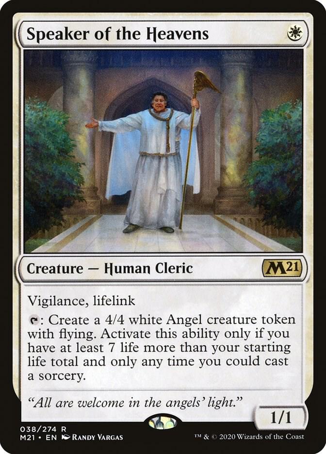 MTG 　白 Speaker of the Heavens - Core Set 2021 - Magic: The Gathering