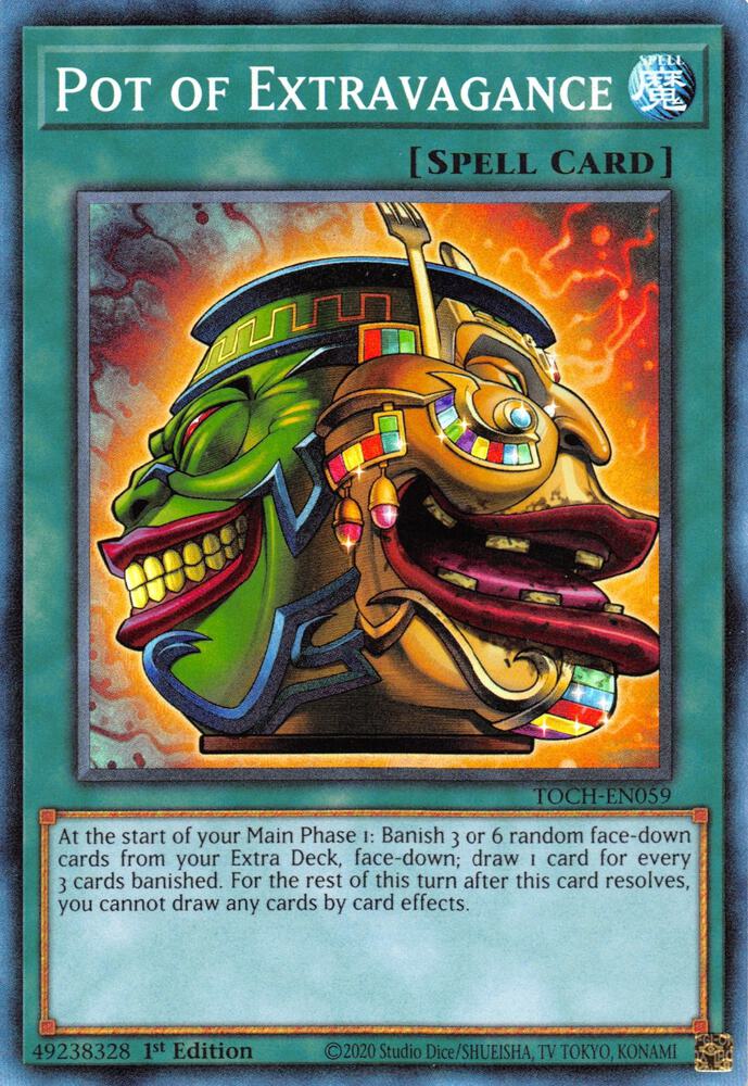 Pot of Extravagance (CR) - Toon Chaos - YuGiOh - TCGplayer.com