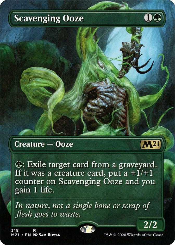 Scavenging Ooze (Alternate Art) - Core Set 2021 - Magic: The