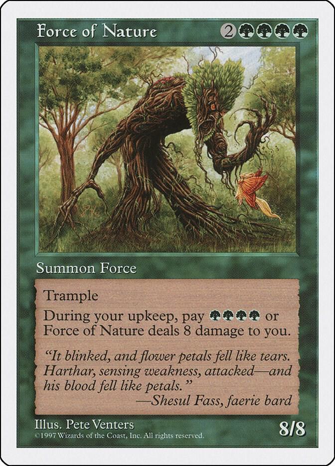 Force of Nature - Fifth Edition - Magic: The Gathering - TCGplayer.com