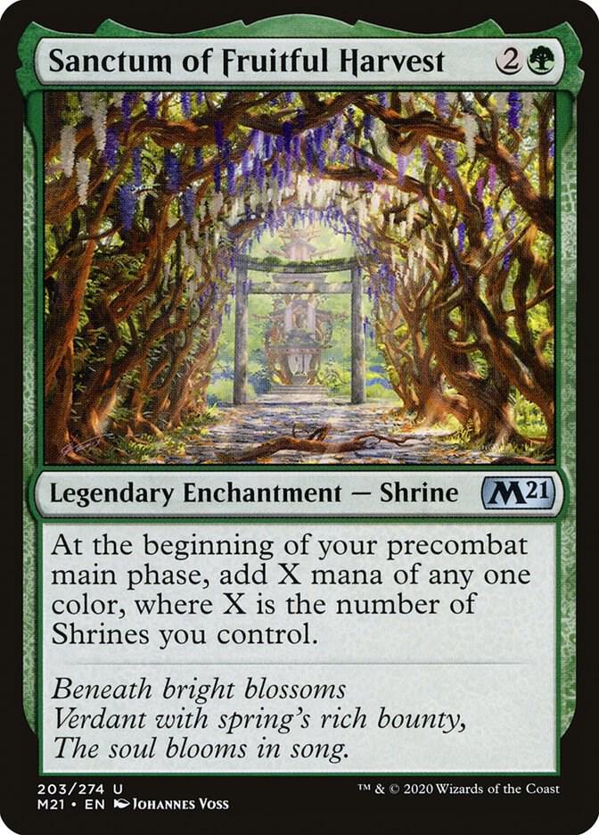 Sanctum of Fruitful Harvest - Core Set 2021 - Magic: The Gathering