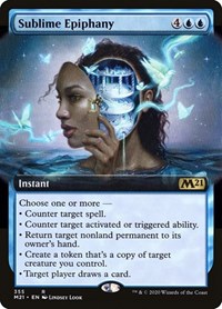 Sublime Epiphany (Extended Art) - Core Set 2021 - Magic: The Gathering card