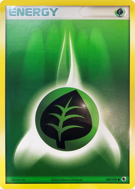 Grass Energy - 104/109 (EX Hidden Legends) 104/109 from Deck Exclusives