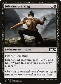 Infernal Scarring - Core Set 2021 - Magic: The Gathering card