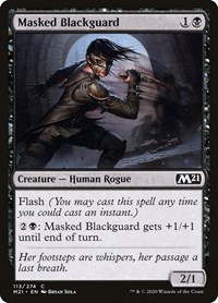 Masked Blackguard (Core Set 2021)