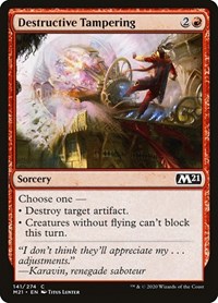 Destructive Tampering (Core Set 2021)