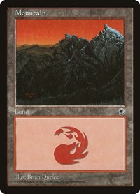 Mountain (Peaks Right) - Portal - Magic: The Gathering card