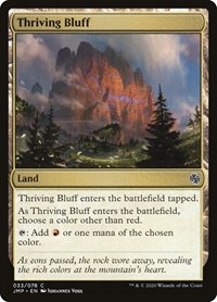Thriving Bluff - Jumpstart - Magic: The Gathering card