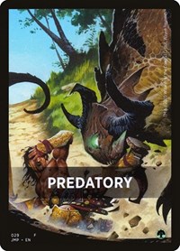 Predatory Theme Card - Jumpstart - Magic: The Gathering card