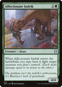 Affectionate Indrik - Jumpstart - Magic: The Gathering card