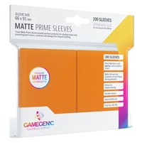 GameGenic Matte Prime Sleeve - Standard Size - Orange (100-Pack) · GameGenic Card Sleeves