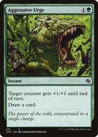 Aggressive Urge - Jumpstart - Magic: The Gathering card