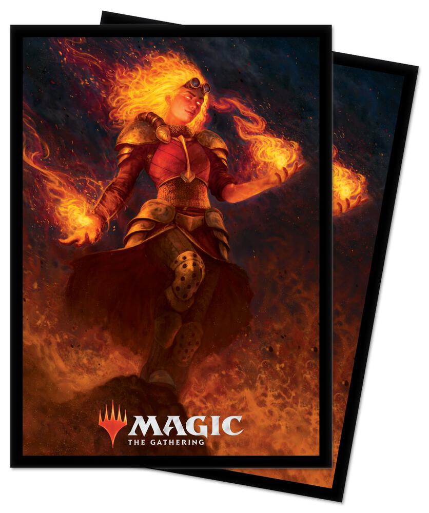 Core Set 2021 Chandra Standard Deck Protectors for Magic (100-pack) - Ultra Pro Card Sleeves - Card Sleeves Core Set 2021 Chandra Standard Deck Protectors for Magic (100-pack) - Ultra Pro Card Sleeves - Card Sleeves