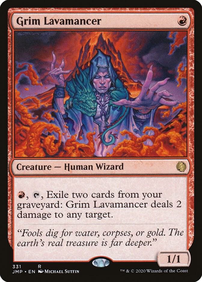 Grim Lavamancer 331 card