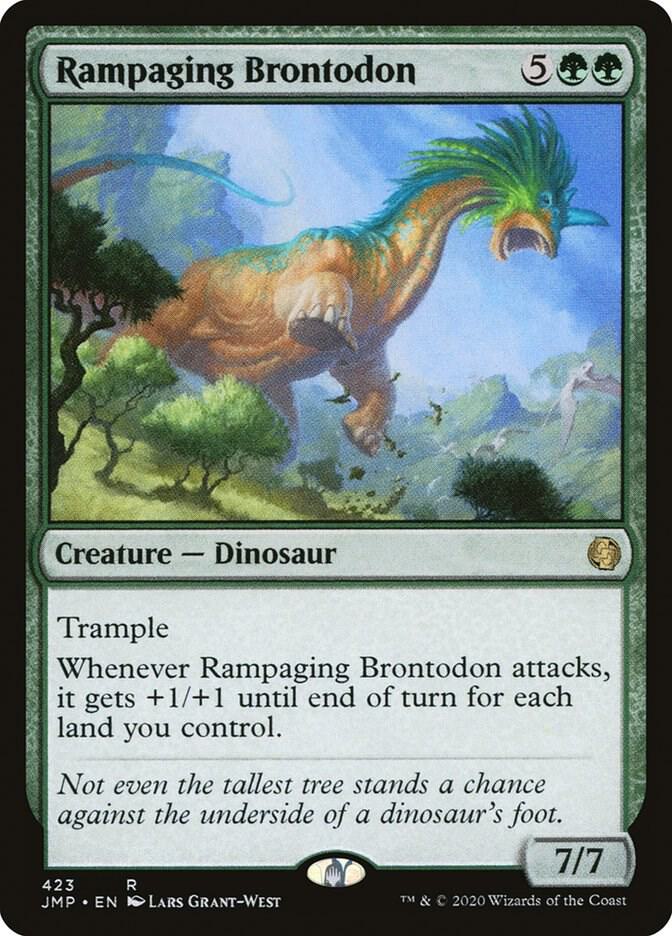 Rampaging Brontodon 423 card