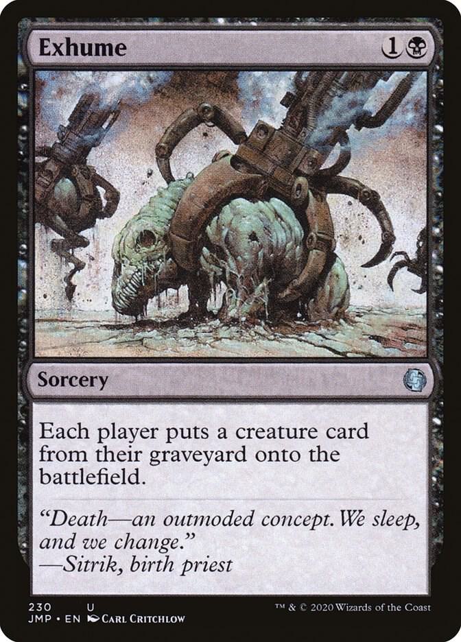 Exhume 230 card