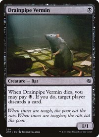 Drainpipe Vermin - Jumpstart - Magic: The Gathering card