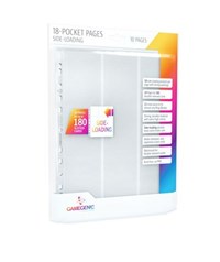 GameGenic 18-Pocket Pages Side-Loading - White (10-Pack) from GameGenic Protective Pages Pokemon card image