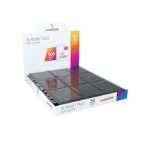GameGenic 18-Pocket Pages Side-Loading Display Box - Black (50-Pages) from GameGenic Protective Pages Pokemon card image
