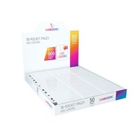 GameGenic 18-Pocket Pages Side-Loading Display Box - White (50-Pages) from GameGenic Protective Pages Pokemon card image