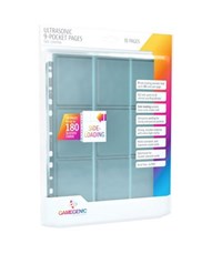 GameGenic Ultrasonic 9-Pocket Pages Side-Loading - Clear (10-Pack) from GameGenic Protective Pages Pokemon card image