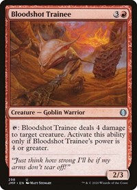 Bloodshot Trainee - Jumpstart - Magic: The Gathering card