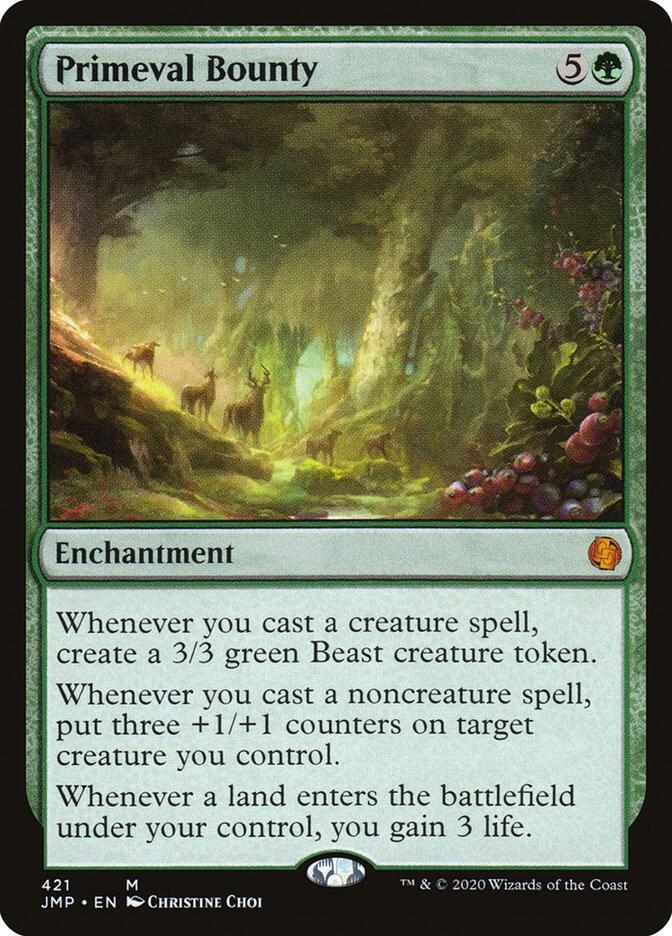 Primeval Bounty 421 card