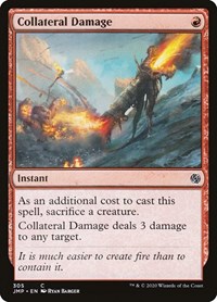 Collateral Damage - Jumpstart - Magic: The Gathering card