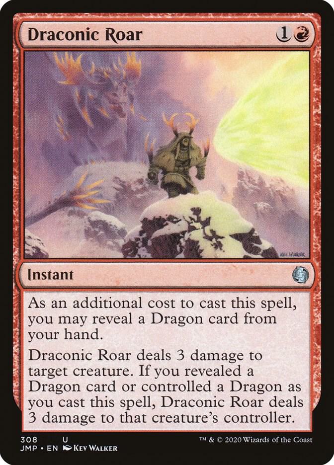 Draconic Roar 308 card