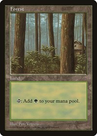 Forest - Red Pack (Venters) - APAC Lands - Magic: The Gathering card