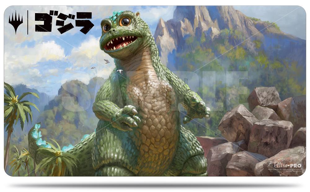 Babygodzilla, Ruin Reborn Playmat for Magic: The Gathering — sealed Ultra PRO product photographed on a white background