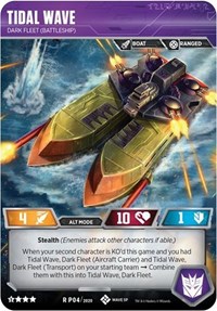 Tidal Wave - Dark Fleet (Battleship) - Transformers Transformers Promos trading card