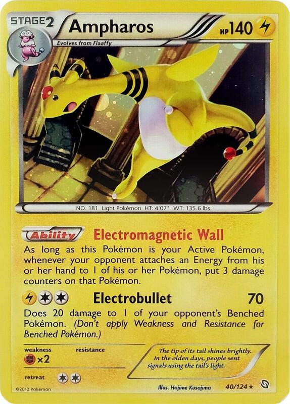 Ampharos - 40/124 (Cosmos Holo) 040/124 from Blister Exclusives